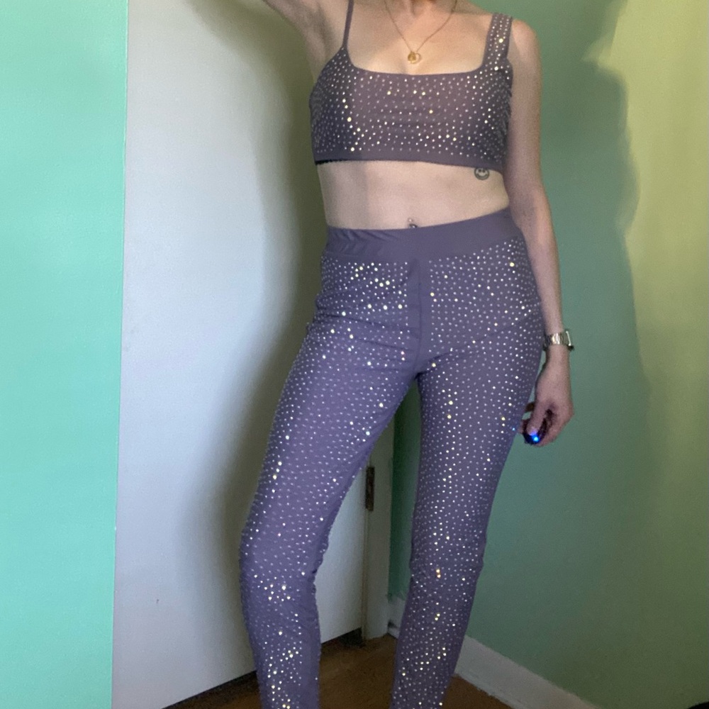 Hot & Delicious Lavender Sparkle Top